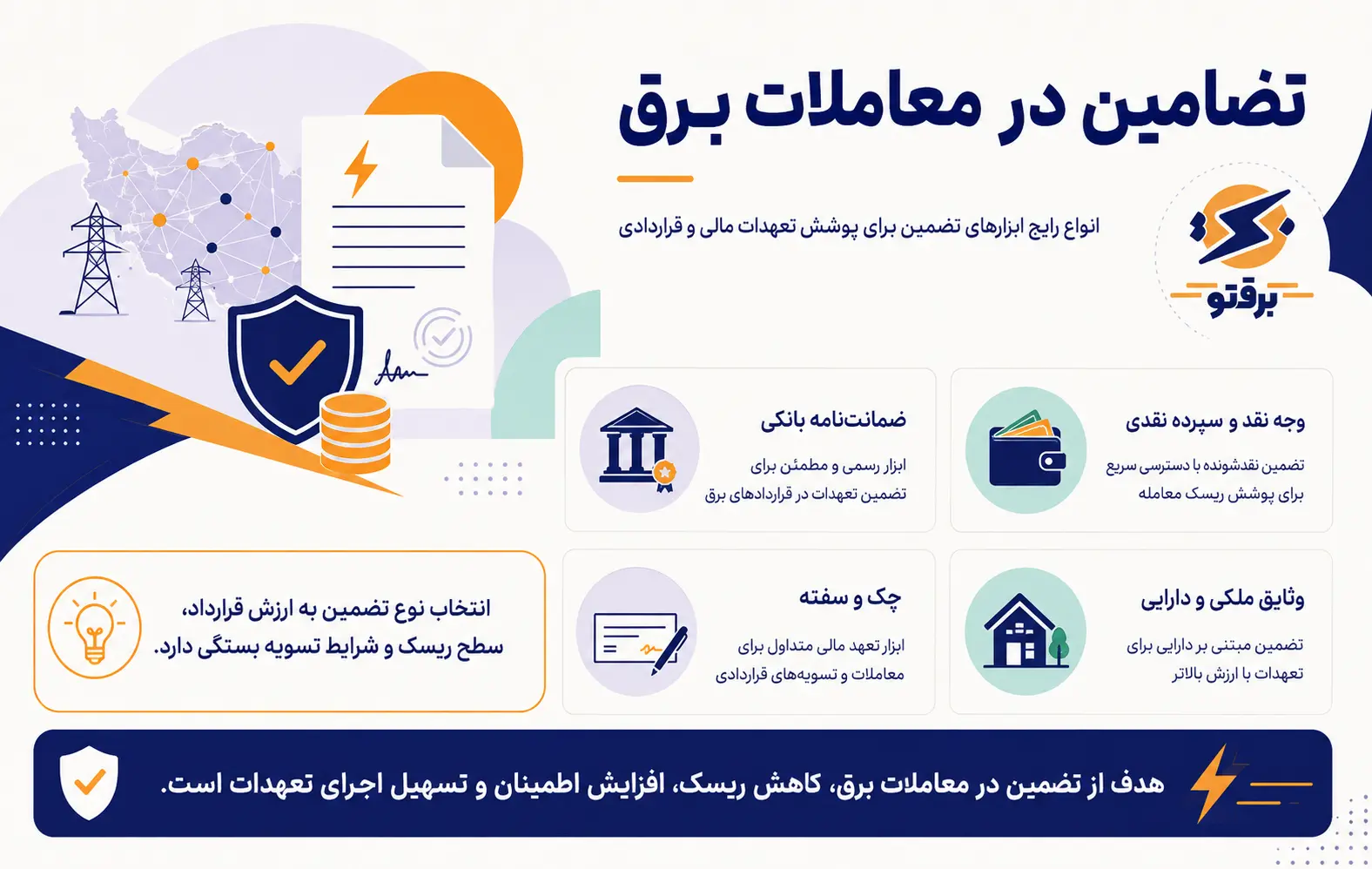ضمانت معاملات برق
